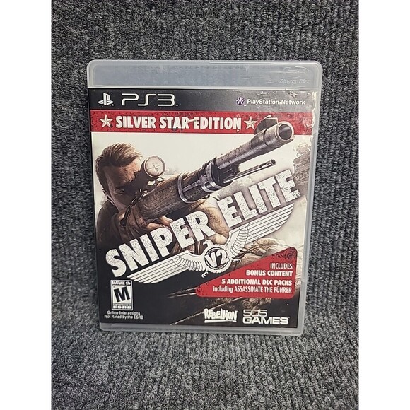 PS3 Sniper Elite V2 Silver Star Edition (Sony PlayStation 3 2013) w/Manual - Picture 1 of 4